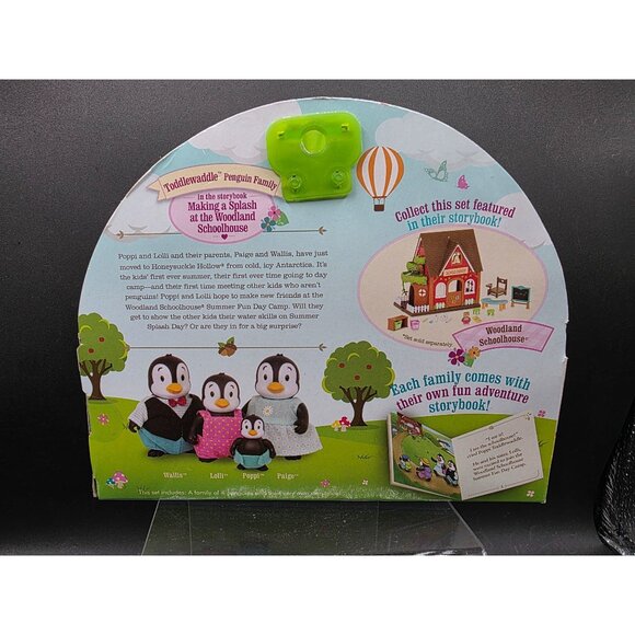 Lil Woodzeez Toddlewaddle Penguin Family Set With Storybook - Picture 4 of 7